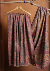 Pashmina Jamawar Shawl D#06 - Yellow