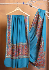 Pashmina Embroidered Border Shawl D#273 - Zink