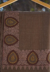 Stone Wool Ari Work Shawl D - 2 - Brown