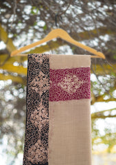 Pashmina Ari Work Shawl D - 154S - BROWN