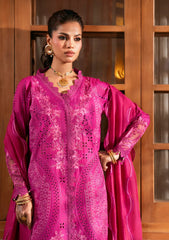 Lawn - Naqsh - Chikankari Festive 26 - D#00201 - Fuchsia Pink