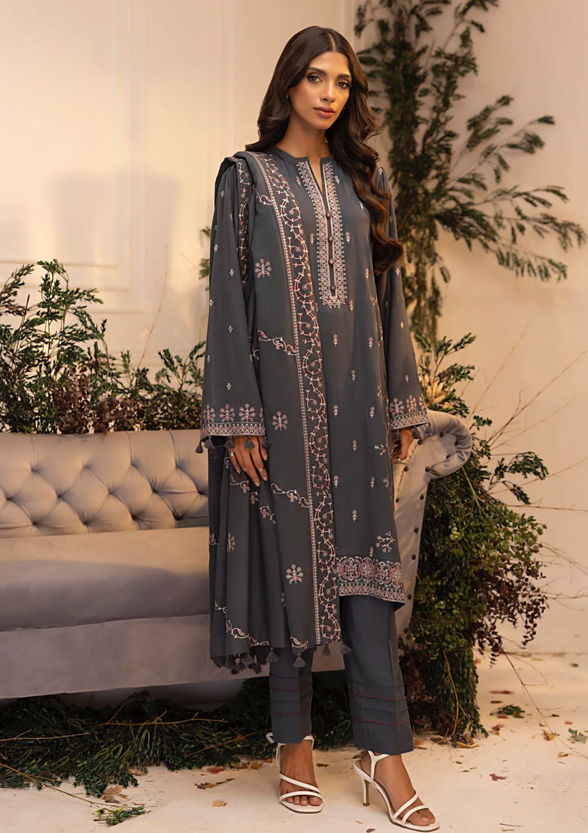 Winter Collection - Lakhany - Cashmi Wool - LCW24#LG-SK-0237