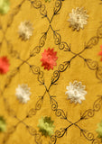 Embroidered Wool Shawl  D - 40