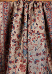 Pashmina Zari Jamawar Shawl D#12 - L Brown