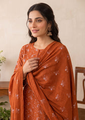 Winter - Rubaaiyat - Pashmina Embroidered 26 - D#09 - Rust