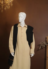 Men Shawls - Wool Shawls - D#212 - Black