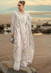 Lawn Collection - Saira Shakira - Crimson - Lawn 24 - D#4B -  Dove's Song - Cloud