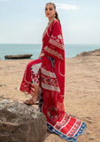 Lawn Collection - Saira Shakira - Crimson - Lawn 24 - D#5A - Stars of Fire - Flame red