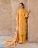 Lawn Collection - Sahar - Mirage - Embroidered - SML24#02 - M Yellow