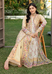 Lawn - Elaf Premium - Chikankari Prints 26 - ERC-5B - KHUSHEE
