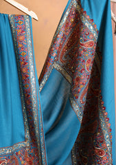 Pashmina Embroidered Border Shawl D#273 - Zink