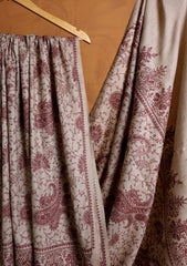 Pashmina Embroidered Jaaldar Shawl D#16 - Skin 2