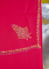 Pashmina Emboridered Shawl D - 61E - Red