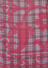 Pure Pashmina Kaani Jamawar Shawl D - 28 - Carrot