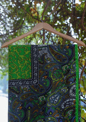 Digital Printed Wool Shawl D - 03 - Parrot