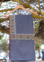Pashmina Patch Work Shawl D - 18 - D Grey