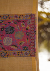 Pure Pashmina Kaani Jamawar Shawl D - 67F - L Gold