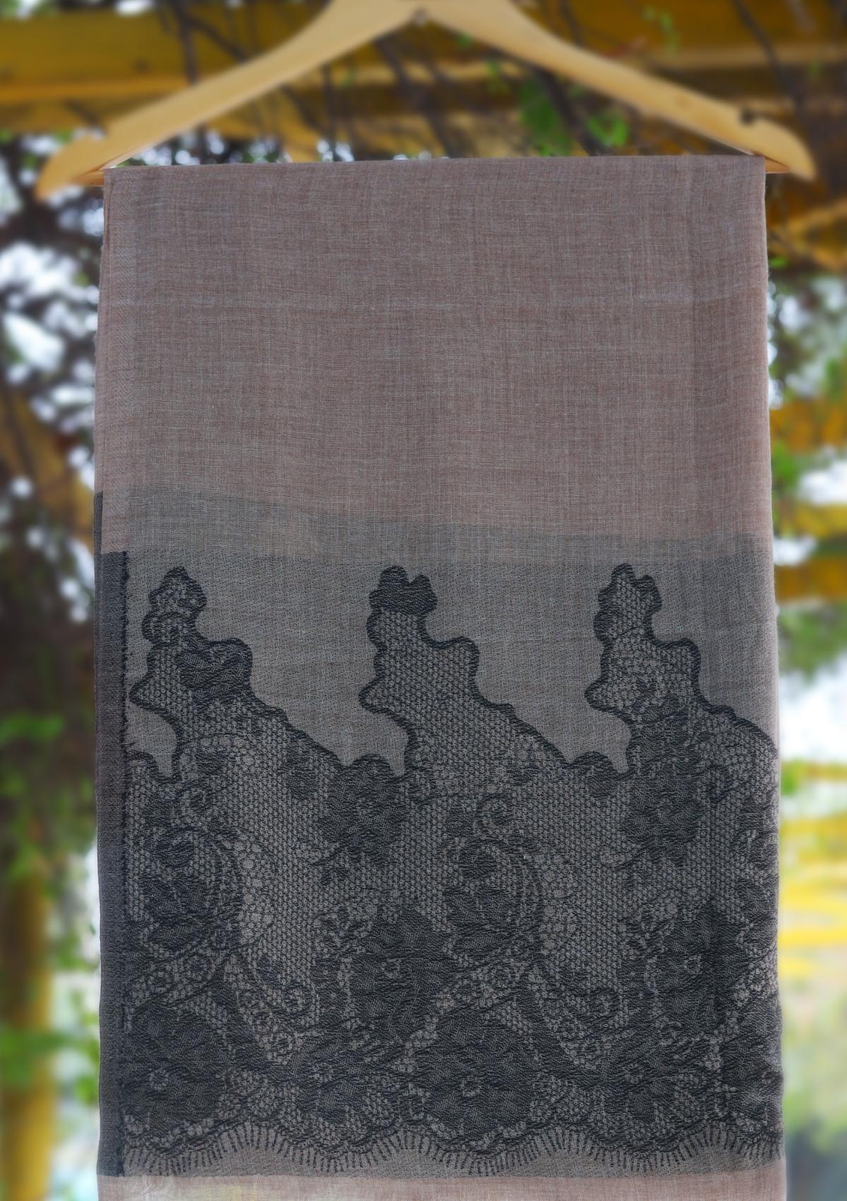 Pure Pashmina Kaani Jamawar Scarf D - 13C