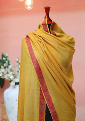 Pashmina Kashmiri Work Shawl D - 0008 - Golden