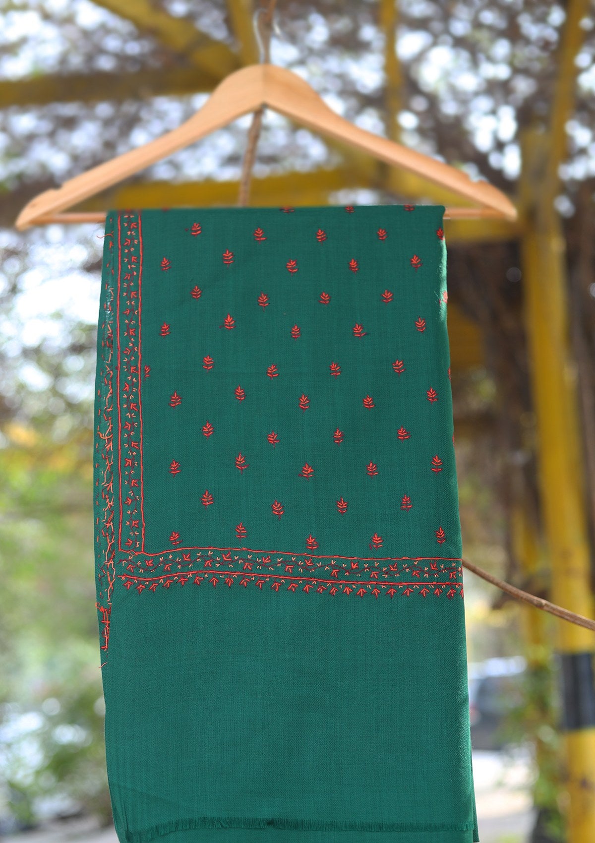 Pure Pashmina Kashmiri Work Shawl D - 59B