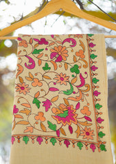 Pashmina Emboridered Shawl D - 131 - Golden