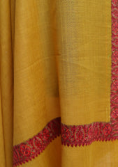 Pashmina Kashmiri Work Shawl D - 0008 - Golden