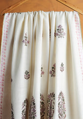 Pashmina Ari Work Shawl D#02 - Off White