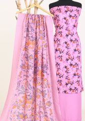 Winter - Rubaaiyat - D Prints - Marina 26 - Wool Shawl - RPM#06 - Lilac