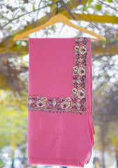 Pashmina Emboridered Shawl D - 65B - Carrot