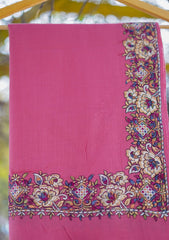 Pashmina Emboridered Shawl D - 65B - Carrot