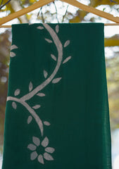 Pashmina Patch Work Shawl D - 22 - B Green