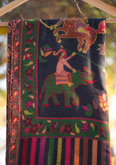 Pure Pashmina Kaani Jamawar Shawl D - 70 - Multi