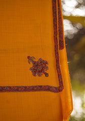 Pashmina Emboridered Shawl D - 61 - Mustard