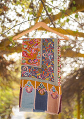 Pashmina Ari Work Shawl D - 95B - Multi