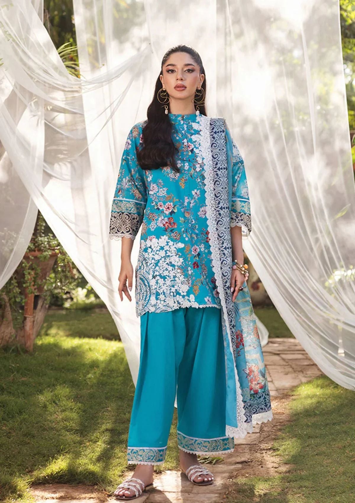 Lawn Collection - Zainab Chottani - Tahra Lawn 24 - ZCT24#2B