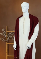 Men Shawls - Wool Shawls - D#48 - Maroon