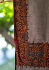 Pashmina Patch Work Shawl D - 20 - CH Brown