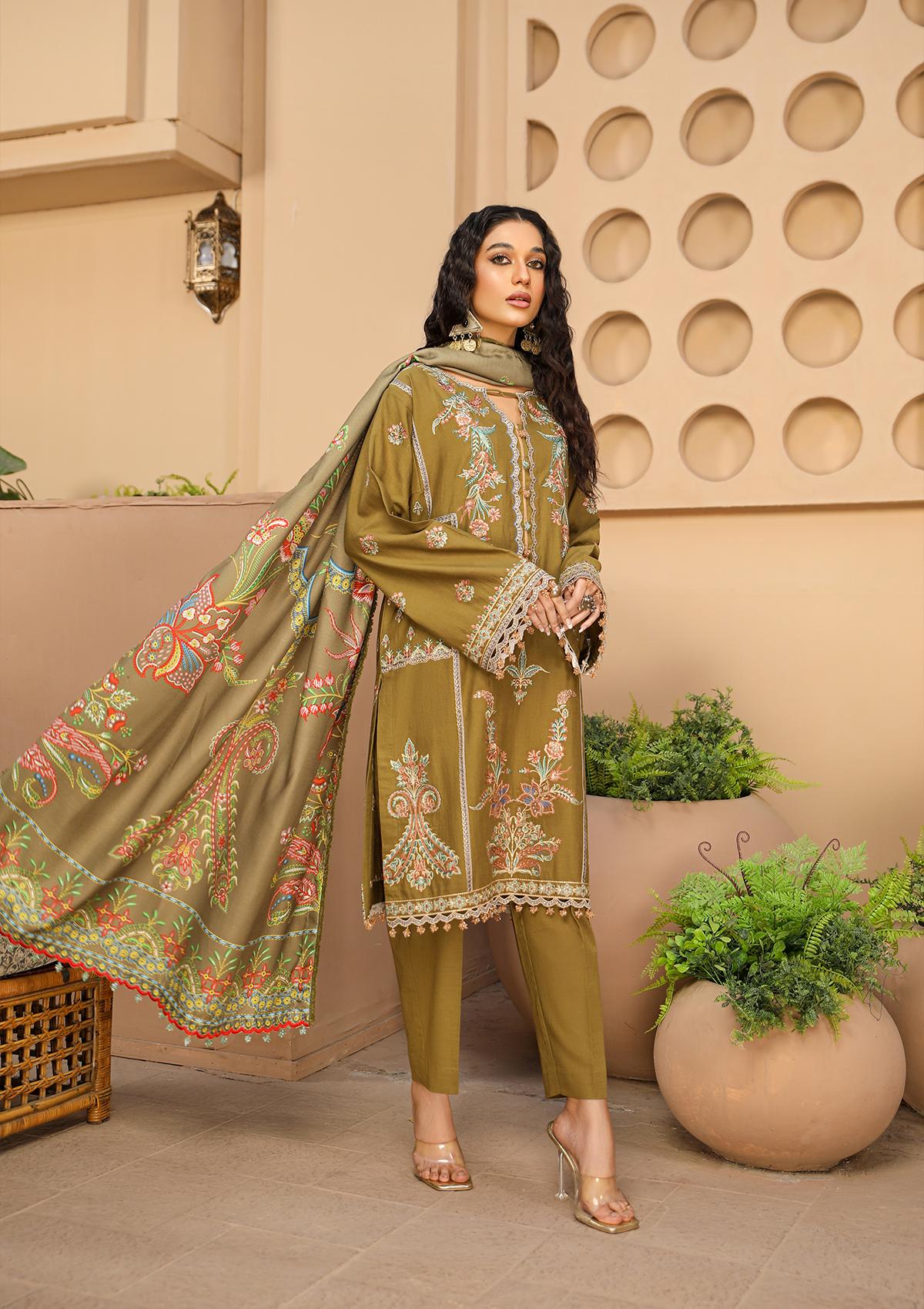 Winter Collection - Rubaaiyat - Emb Khaddar - Vol 2 - D#05