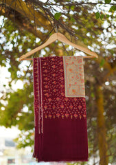 Pure Pashmina Kashmiri Work Shawl D - 17