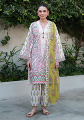 Lawn - Roheenaz - Whispered Florals 26 - RWF#16B - Lily Drift