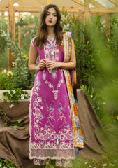 Lawn - Mushq - Hemline - Secret Garden - Mystic Rose