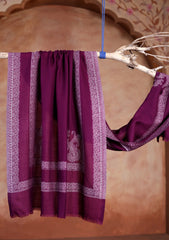 Pashmina Jamawar Scarf D#82 - D Purple
