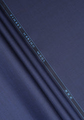 Dormeuil Exel Unique Stretch Wool Fabric - N Blue