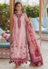 Lawn - Farah Talib Aziz - Luxury Unstitched - FTL25#03 - Prciscilla Pink