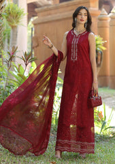 Lawn - Noor By Saadia Asad - Eid Luxury - Handwork Laserkari - NEH25#7A