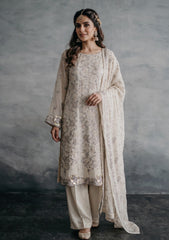 Formals - Riwaj - Fancy Bamber Chiffon - 2 Pcs Suit - CBD#04 - Beige