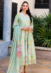 Lawn - Farasha - Aurea - Eid Summer 25 - Mint Dew