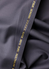 Cavani Four Season Wool Selvage Plain - Charcoal Grey