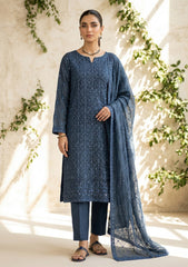 Formals - Riwaj - Fancy Bamber Chiffon - 2 Pcs Suit - CBD#11 - Blue
