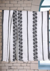 Embroidered Lawn Summer Shawl D#67 - White